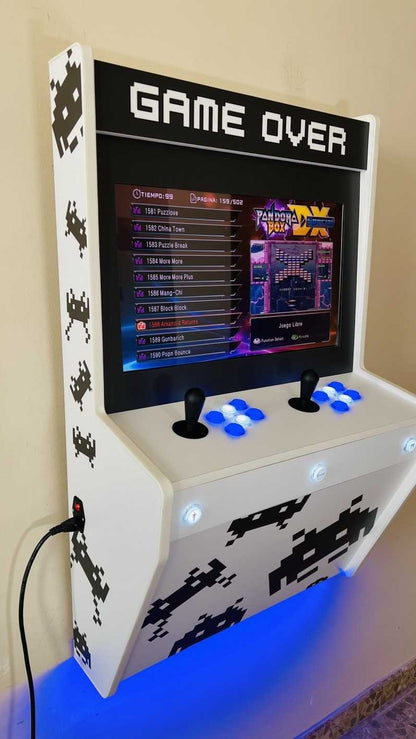 Máquina Arcade de Parede Big Wall - White Aliens