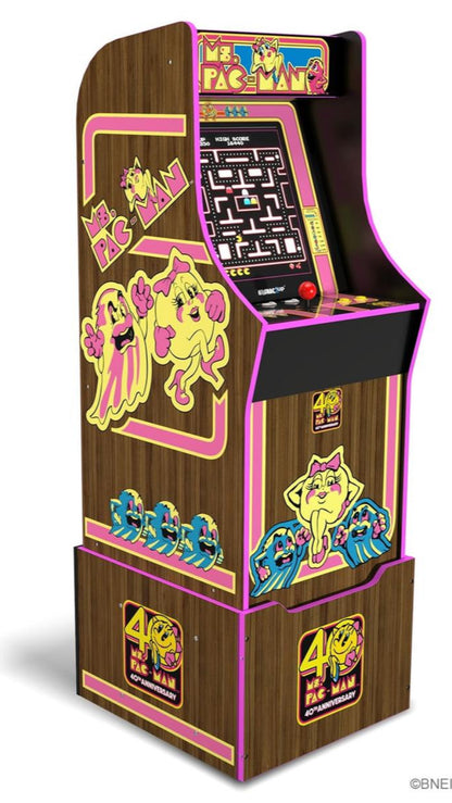 Máquina Arcade Ms PAC-MAN Edição 40º Aniversário